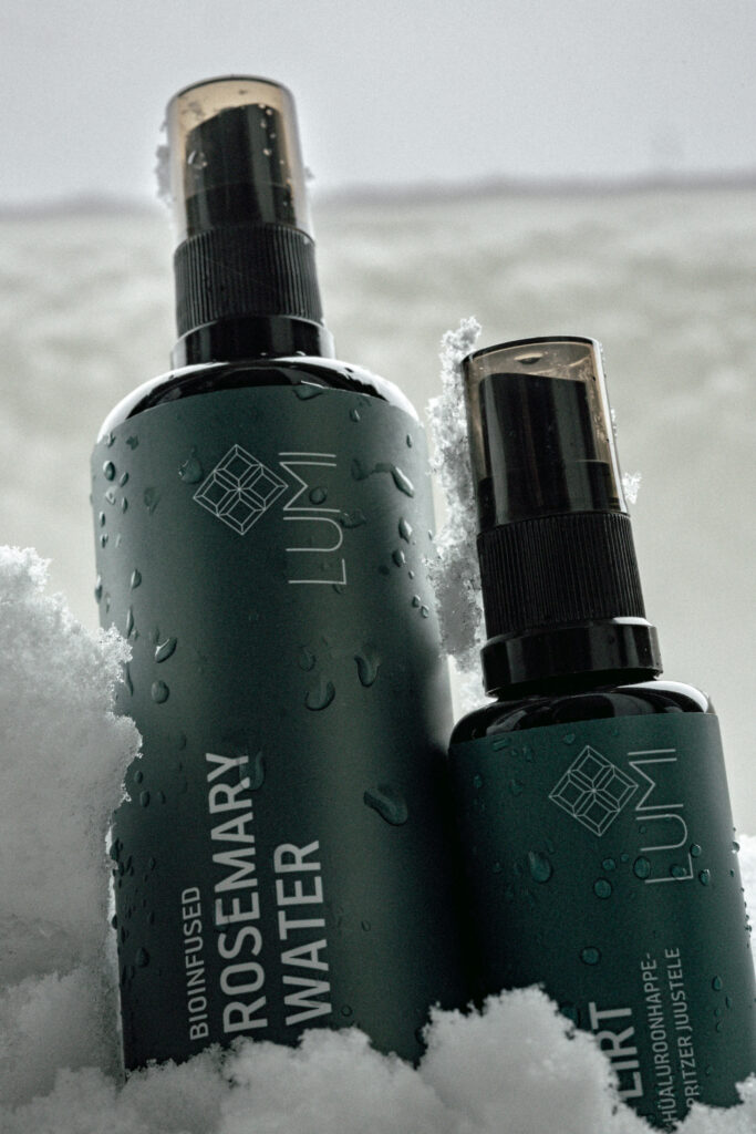 Talvine tootefoto juuksevahenditele